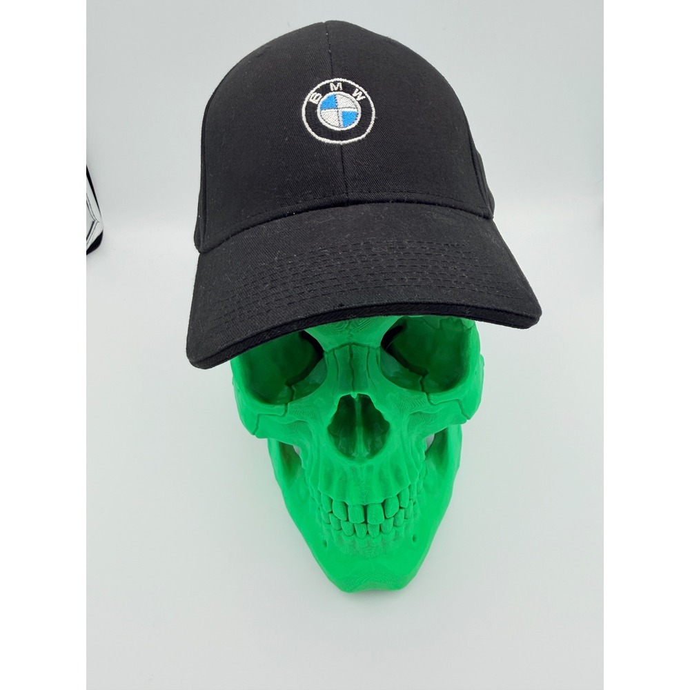BMW Lifestyle Baseball Cap Black Embroidered Logo Adjustable Hat One Size